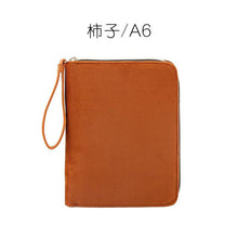 Kinbor Matcha Color A6 Multifunction Hobonichi Style Velvet Notebook Fashion Zipper Wallet Planner Diary Book Travel Notepad
